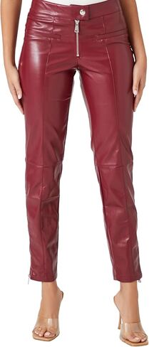 Forever 21 Women's Faux Leather Ankle Pants in Saudi Arabia