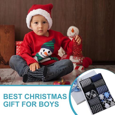12 Pairs Boys Dress Socks Toddler Kid School Uniform Crew Dress Sock Stripes Design for 6-15 Years Boy Performance in Saudi Arabia