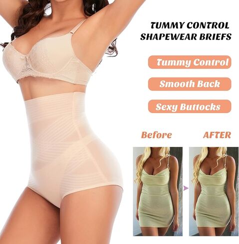 Werena Tummy Control Shapewear Underwear for Women High Waisted Body Shaper Panties Shaping Briefs in Saudi Arabia