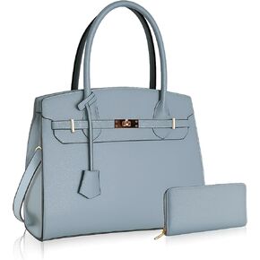Designer Classic Top Handbags For women, Shoulder Purses For Ladies, Adjustable Strap Work Satchel with Wallet in Saudi Arabia