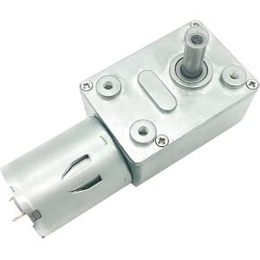 JGY370 WORM GEAR MOTION مخفض العزم العزم العزم العزم الكهربائي القفل العسكري العسكري لآلة الأتمتة 23 دورة في الدقيقة 12 فولت in Saudi Arabia