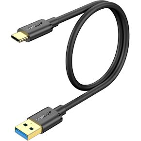 كابل SUNGUY 10 جيجابت في الثانية Android Auto USB C 3.3FT [2 حزمة]، كابل بيانات 3A USB C 3.1 Gen 2 شحن سريع، كابل USB C Carplay لهاتف iPhone 15/15 Pro/15 Pro Max، Samsung Galaxy S23، iPad Pro، Pixel، LG in Kuwait