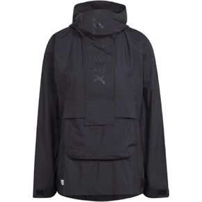 صنعت Adidas Womens Terrex ليكون إعادة صياغة anorak anorak windbreaker سترة في الهواء الطلق ، أسود ، كبير in Kuwait