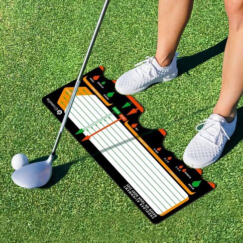 Golf Training Mat for Beginners | Posture Assistance and Entry-Level Stance Corrector Trainer with Golf Training Aid and Practice Mats(Black) in Kuwait