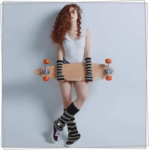 Jspupifip Y2K Leg Warmers for Women, Star Arm Warmers Streetwear Leg Cover Retro Stretchy Dance Accessories in Kuwait
