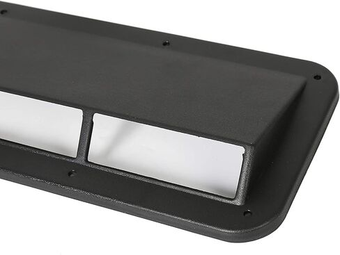 Hecasa Hood Scoop Ram Vent Vent Scoop Ram Air Induction متوافق مع Jeep CJ Wrangler YJ 1978-1995 (استبدال 13307.01) in Saudi Arabia
