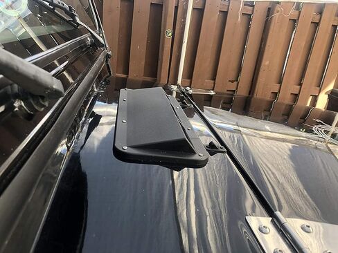 Hecasa Hood Scoop Ram Vent Vent Scoop Ram Air Induction متوافق مع Jeep CJ Wrangler YJ 1978-1995 (استبدال 13307.01) in Saudi Arabia