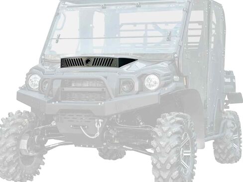 SuperATV Hood Scoop for 2016+ Kawasaki Mule Pro (See Fitment) | Made of Heavy Duty Steel Plating | Increases Airflow to Your Cab | Powder coated for Extra Durability in Saudi Arabia