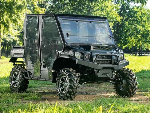 SuperATV Hood Scoop for 2016+ Kawasaki Mule Pro (See Fitment) | Made of Heavy Duty Steel Plating | Increases Airflow to Your Cab | Powder coated for Extra Durability in Saudi Arabia