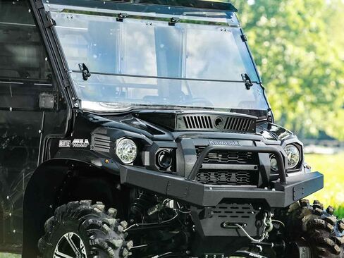 SuperATV Hood Scoop for 2016+ Kawasaki Mule Pro (See Fitment) | Made of Heavy Duty Steel Plating | Increases Airflow to Your Cab | Powder coated for Extra Durability in Saudi Arabia