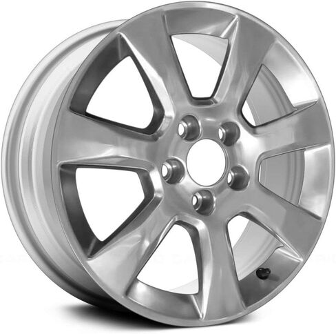 17 inch Aluminum Wheel For Cadillac ATS 2013-2016 7-Spoke All Painted Silver 5 Lug 115 mm 17 x 8 in Reman - Factory Wheel Rim in Saudi Arabia