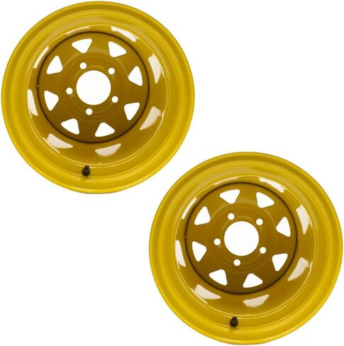 2 حزمة 12x10.5 حافة العجلة 5/4.5 لركوب الصفر ركوب حديقة العشب جزازة الجرارات المضغوطة المعدات الثقيلة 12 × 10 in Kuwait