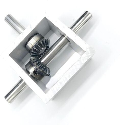 Miter Transmission 1 PCS الزاوية اليمنى تقلل من مربع التروس 1.25M 20 أسنان العتاد 10 مم عمود 90 درجة 1: 1 زاوية الجهاز الترجيع ميكانيكي (Typea) in Kuwait