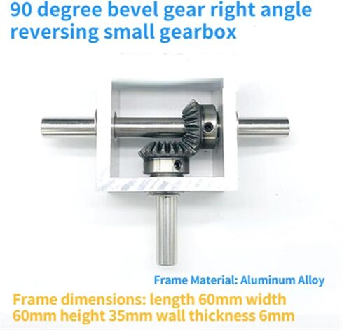 Miter Transmission 1 PCS الزاوية اليمنى تقلل من مربع التروس 1.25M 20 أسنان العتاد 10 مم عمود 90 درجة 1: 1 زاوية الجهاز الترجيع ميكانيكي (Typea) in Kuwait