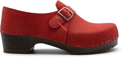 Sandgrens Handmade Swedish Wood Closed-Back Clogs for Men, Low Heel | Gunnar in Saudi Arabia