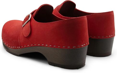 Sandgrens Handmade Swedish Wood Closed-Back Clogs for Men, Low Heel | Gunnar in Saudi Arabia