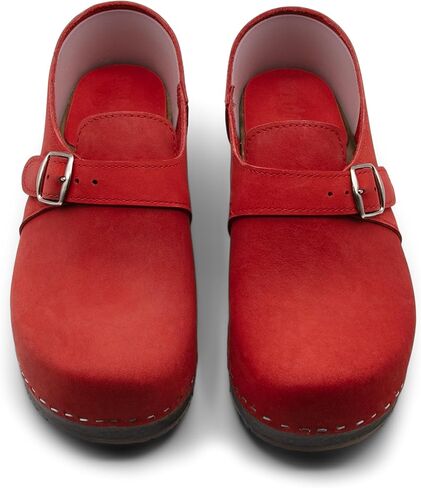 Sandgrens Handmade Swedish Wood Closed-Back Clogs for Men, Low Heel | Gunnar in Saudi Arabia
