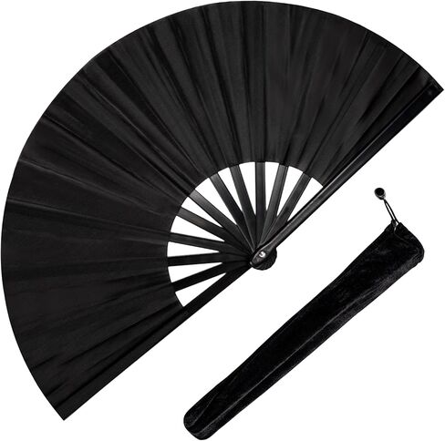 Fans for Line Dancing, 1 Pcs Boots On The Ground Hand Fan, Large Clacking Pop Fans That Make Sound, Women Men Foldable Clapping Handheld Fan for Line Dancing (Laser Pink Dot) in Kuwait