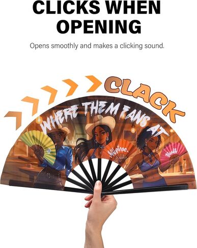 حيث هم المشجعون في Clack Fan ، Cowgirl Fan for Line Dancing و Western Hand Fans و Boots on the Ground و Carge Festival Fixy (Brown - 2 pcs) in Saudi Arabia