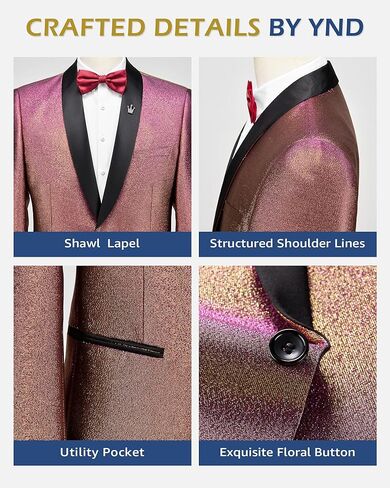 سترة Tuxedo اللامعة للرجال ، السترة النحيفة النحيفة ، بدلة صاخبة شال واحدة للحفلة ، حفلة موسيقية ، حفل زفاف ، عشاء in Saudi Arabia