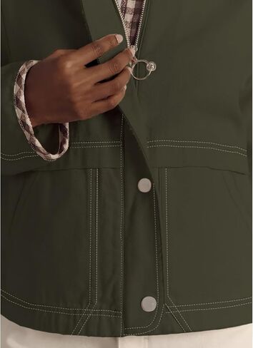 AimiRay Women Women Lightize Scedt Button Button Button Down Disual Shacket Coats مع جيوب جانبية in Saudi Arabia