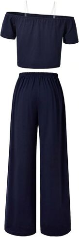 Girl's 2 Sports Summer Outfits Graphic of the Counter Jersey Terts and Sweatpants Set in Kuwait