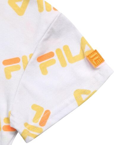 Fila Girls Shorts Set - 2 Piece Soft Breathable Toddler Girl Biker Shorts and Short Sleeve Shirt for Little Girls (2T-6X) in Saudi Arabia