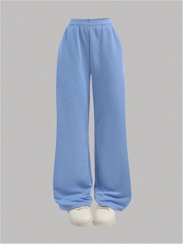 OYOANGLE Girl's Sweatsuit Set Ribbed Tank Top and Cropped Hoodie with Sweatpants 3 Piece Workout Outfits in Saudi Arabia