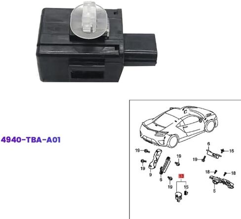 74940-TBA-A01 الجمعية الذكية لجمعية هوندا سيفيك 2016-2020 ، Insight 2019-2021 ، Acura NSX 2016-2018 | استبدال قرن إنذار الصوت المباشر 74940TBAA01 in Saudi Arabia