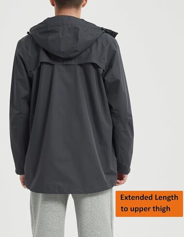 رجال الفتاة خفيفة الوزن مقنعين سترة المطر مقاومة للماء قذيفة معطف المطر للتنفس للمشي لمسافات طويلة الكلاب المشي in Saudi Arabia