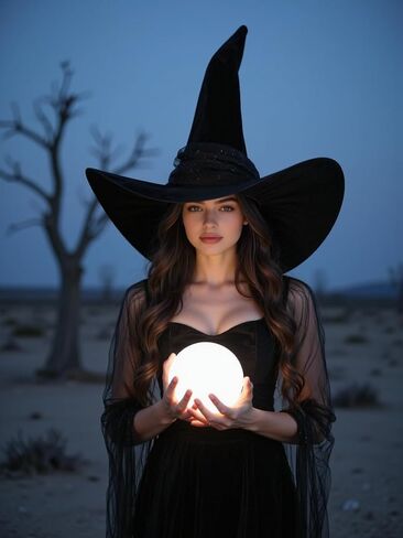 Homelex Witch Hat Halloween Adult Black Women's Witches Witches Hat Assume Assume for Party in Saudi Arabia