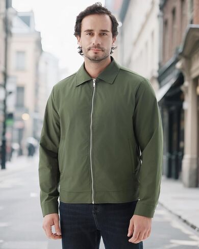 WULFUL Men's Lightweight Jackets Casual Windbreaker Stylish Light Golf Work Dress Business in Saudi Arabia