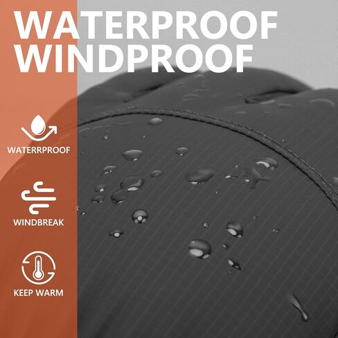 Winter Gloves,Ski Gloves 3M Thinsulate Waterproof & Warm Cold Weather Gloves for Parent - Cycling, Driving, Running in Kuwait