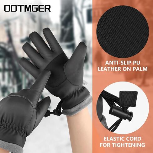 Winter Gloves,Ski Gloves 3M Thinsulate Waterproof & Warm Cold Weather Gloves for Parent - Cycling, Driving, Running in Kuwait