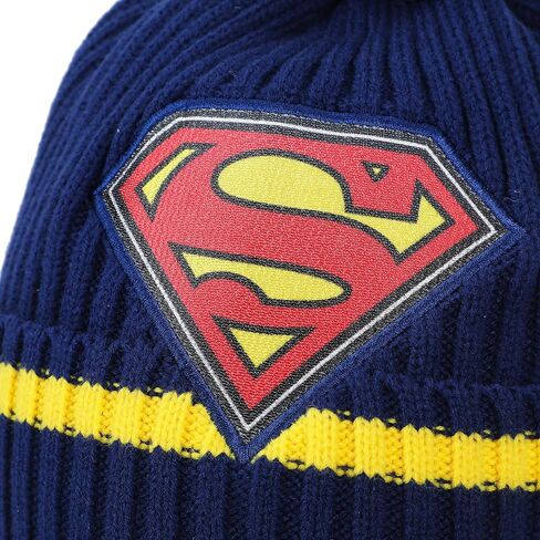 Superman Cuff Hat And Knit Gloves Youth Cold Weather Set in Saudi Arabia