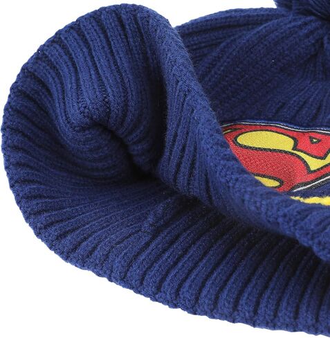 Superman Cuff Hat And Knit Gloves Youth Cold Weather Set in Saudi Arabia