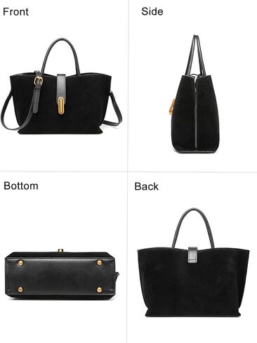 Chic PU Crossbody tote bags for women - Lock Clasp shoulder handbag for Work and Daily Use, Versatile Handbags for Women in Saudi Arabia