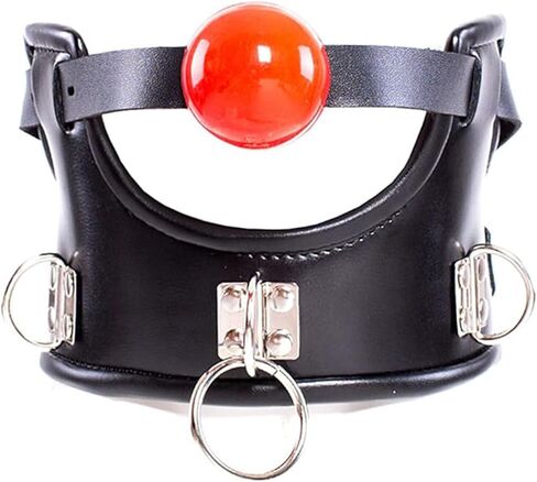 Black Leather Choker Collar and Leash Set Sexy Role-Play Gothic Cospaly Accessories for Women/Men in Saudi Arabia