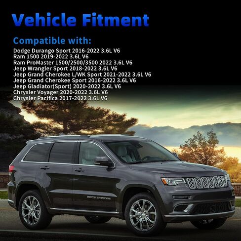 5047913AD Right Side Intake Engine Camshafts Compatible with Dodge Ram 1500 3.6L 2016-2024 Fit for Jeep 2016-2024 Grand Cherokee Chrysler Pacifica Replace OE 5047913AA 5047913AB 5047913AC in Saudi Arabia