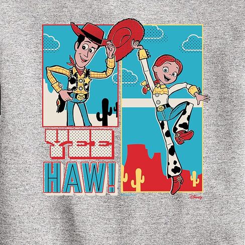 Disney - Toy Story 4 - Woody and Jessie - Toddler & Youth Crewneck Fleece Sweatshirt in Saudi Arabia