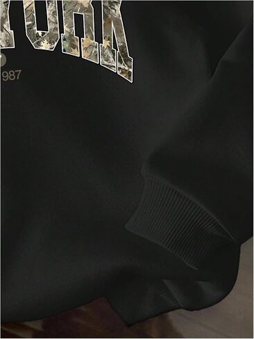 SweatyRocks Girl's Cute Graphic Sweatshirt Long Sleeve Drop Shoulder Hoodies Pullover Tops in Saudi Arabia