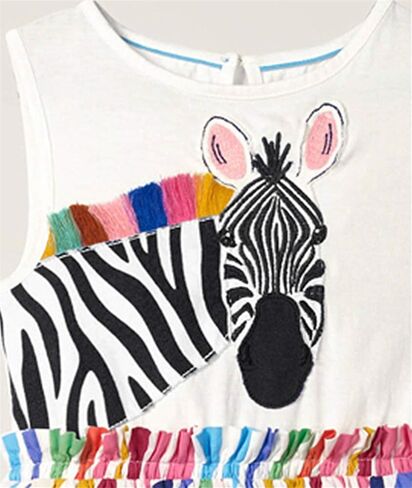 HILEELANG Toddler Girl Cotton Casual Dress Summer Short Sleeve Basic Tunic Playwear Shirt Dresses in Saudi Arabia