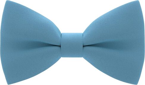 Bow Tie House Classic Pre-Tied Soft Crape Bow Tie for Wedding Formal Events Solid Tuxedo for Adults & Children in Kuwait