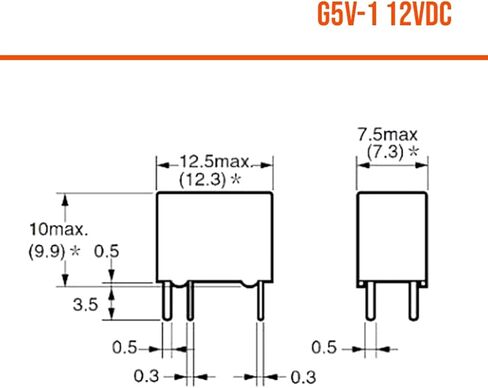 50pcs TR5V-L-S-Z TR5V-L-12VDC-S-Z TR5V-L-24VDC-S-Z G5V-1-DC12V TR5V-L05VDC-S-Z 1 FORM C 2A 6PIN PCB TYPE RELAY (G5V-1-DC12V) in Saudi Arabia