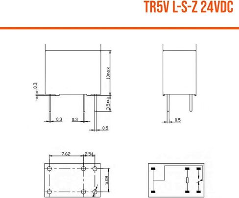 50pcs TR5V-L-S-Z TR5V-L-12VDC-S-Z TR5V-L-24VDC-S-Z G5V-1-DC12V TR5V-L05VDC-S-Z 1 FORM C 2A 6PIN PCB TYPE RELAY (G5V-1-DC12V) in Saudi Arabia