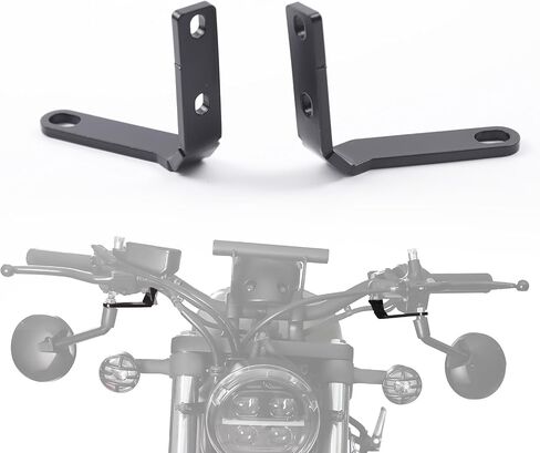 CMX300 CMX500 Rearview Mirror Down Bracket for Honda 17-24, Motorcycle Handlebar Rear View Side Mirror Bracket Forward Kit for Honda Rebel CMX 300 CMX 500 2017-2024 Accessories in Saudi Arabia