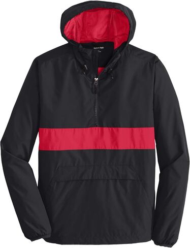 Sport-Tek مضغوط الجيب anorak jst65 in Saudi Arabia
