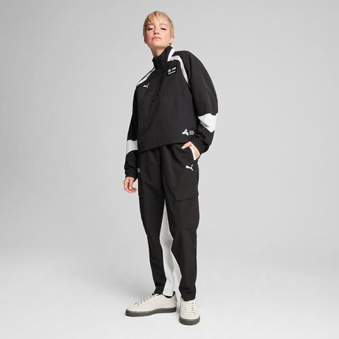 PUMA للسيدات القياسية BMW M Motorsport المنسوجة anorak سترة ، أسود AH24 in Saudi Arabia