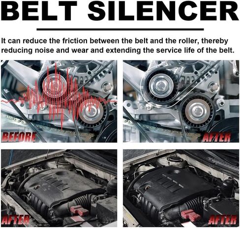 Belt Dressing Spray Automotive, 100ml Engine Belt Silencer Spray for Car Belt Noise Reduction, Belt Conditioner Spray Automotive, Anti-Age Friction Reducer, Restores Grip & Extends Belt Life (2 Pcs) in Saudi Arabia