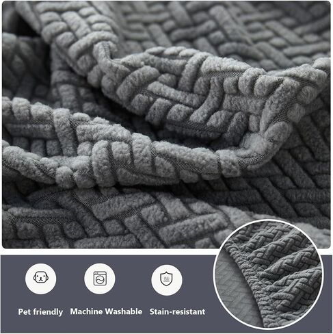 Magic Sofa Covers Magic Sofa Couch Covers 2024 New Wear-Resistant Universal Sofa Cover Stretch for Sectional Slipcovers (Texture-Gray,Large Single Seat Cover) in Saudi Arabia